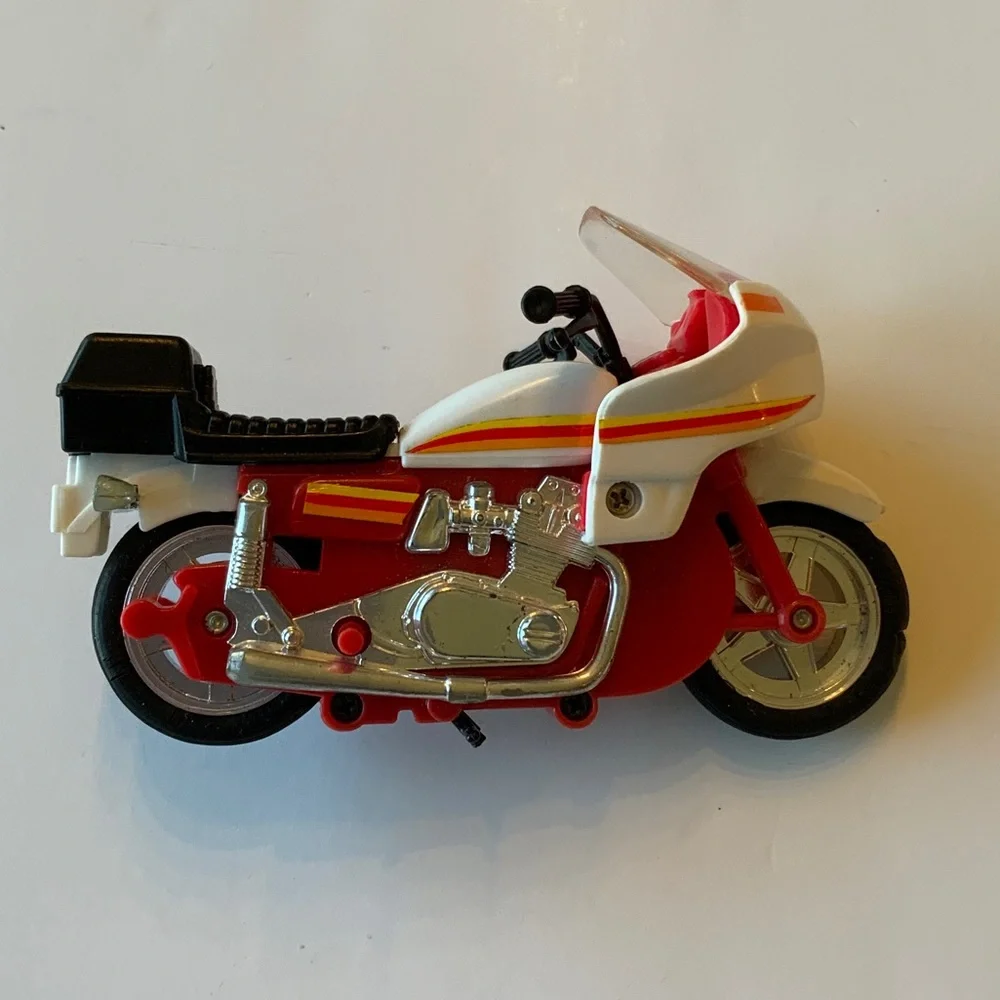 Vintage 80s LJN Rough Riders 2x2 Toy Motorcycle